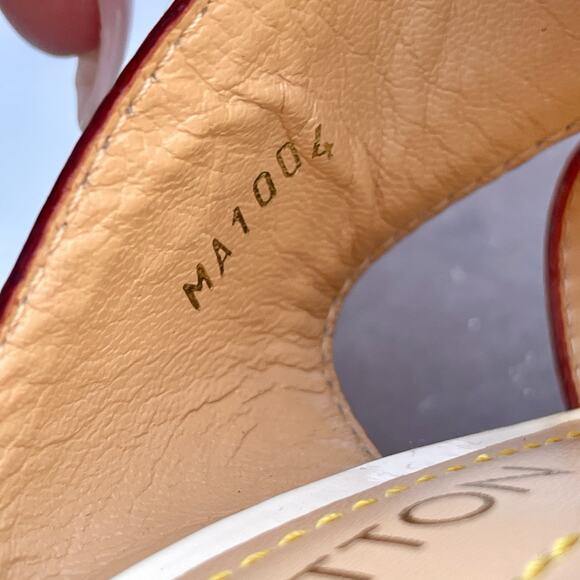 Louis Vuitton Takashi Murakami white multicolor mules Heels size 38 US 8 Sandals - Picture 5 of 9